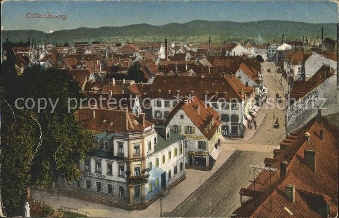 Offenburg Blick ueber die Stadt