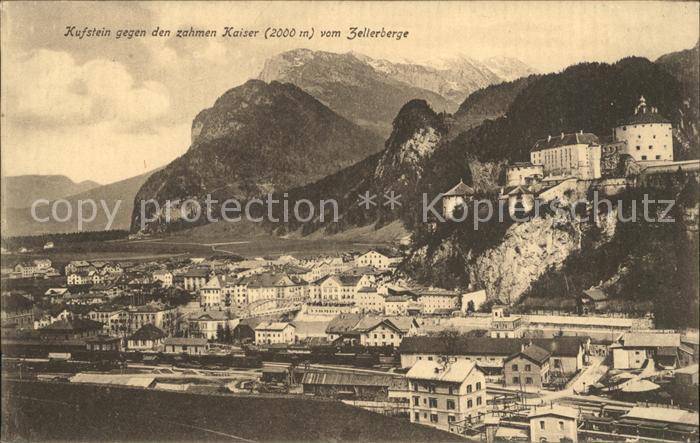 Kufstein Tirol gegen den zahmen Kaiser vom Zellerberge