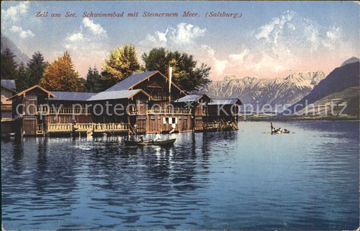 Zell See Schwimmbad mit Steinernem Meer