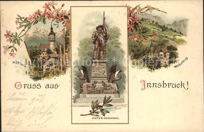 Innsbruck Hötting Hofer Denkmal Weiherburg