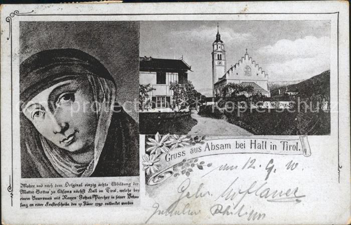 Absam Dorfstrasse Kirche Mutter Gottes Abbild
