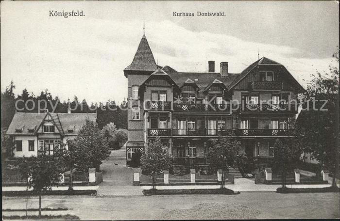 Koenigsfeld Schwarzwald Kurhaus Doniswald