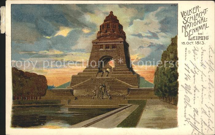 LEIPZIG Sachsen Voelkerschlacht Nationaldenkmal