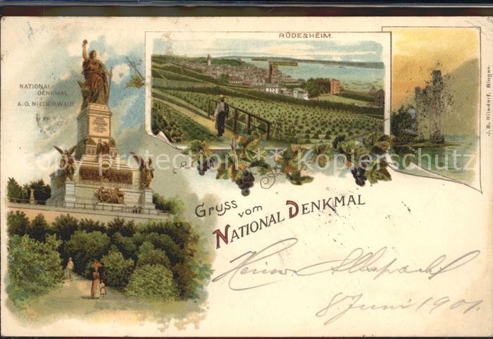 Ruedesheim Rhein Nationaldenkmal Niederwald Maeuseturm