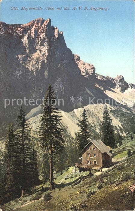 Otto-Mayr-Huette der AVS Augsburg Schutzhaus Allgaeuer Alpen