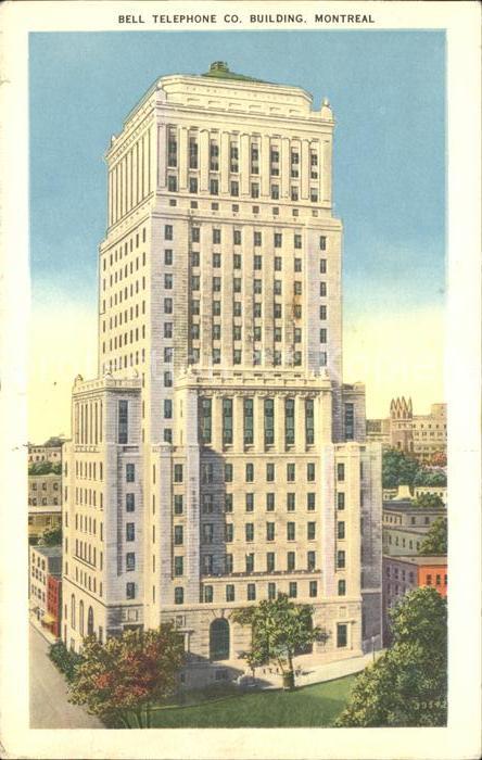 Montreal Quebec Bell Telephone Co Building