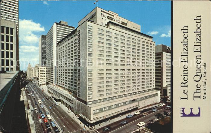 Montreal Quebec Queen Elizabeth Hotel