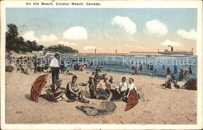 Crystal Beach Canada On the beach Steamer
