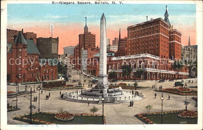 Buffalo New York Niagara Square Obelisk