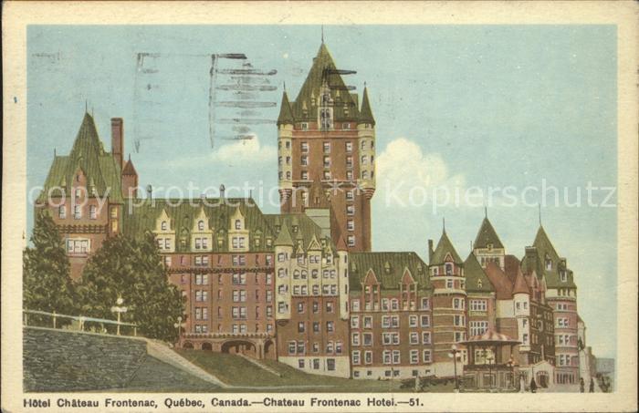 Quebec Hotel Chateau Frontenac