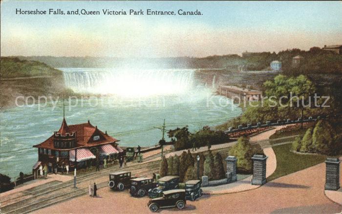 Niagara Falls Ontario Horseshoe Falls Queen Victoria Park Entrance