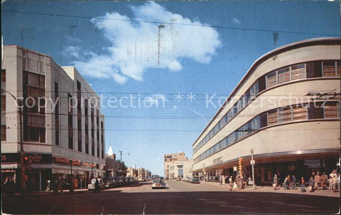 Edmonton Alberta Avenue looking west
