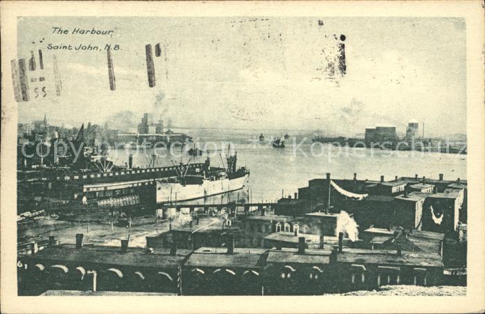 Saint John New Brunswick Harbour Steamer