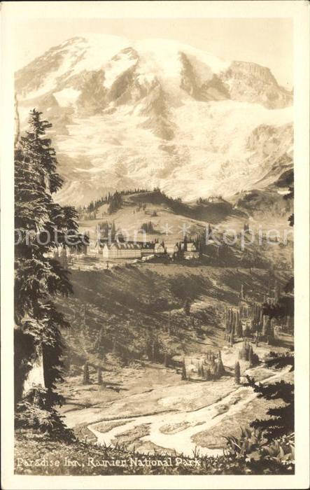 Rainier National Park Paradise Inn Hotel Mountains