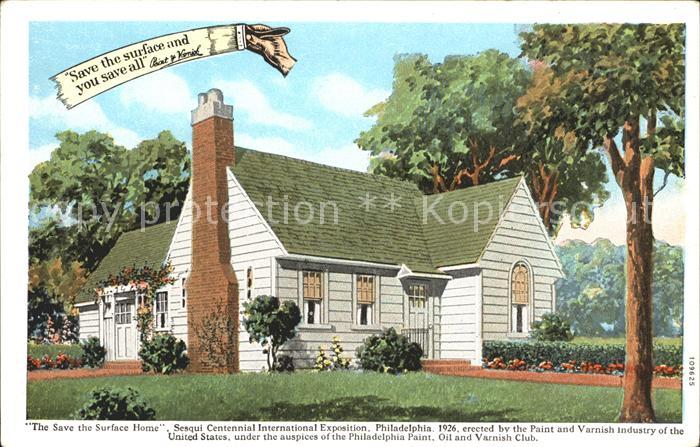 Philadelphia Pennsylvania Home Sesqui Centennial International Exposition