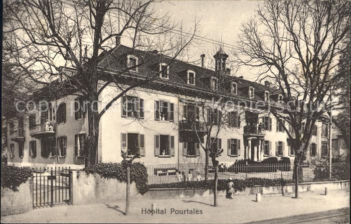 Neuchatel NE Hopital Pourtales Krankenhaus