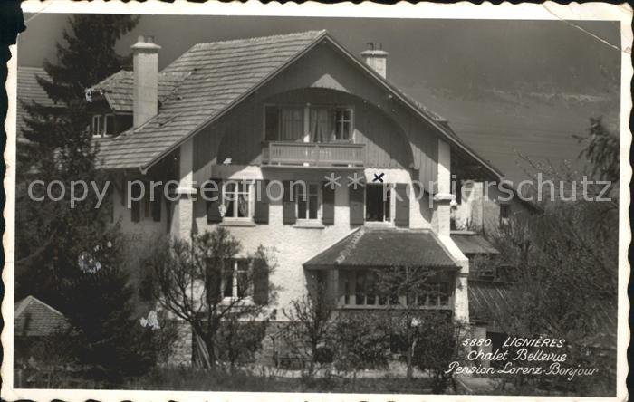 Lignieres NE Chalet Bellevue Pension Lorenz Bonjour