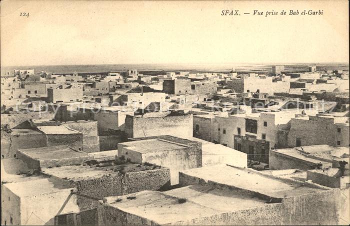 Sfax Tunesie Vue prise de Bab el Garbi