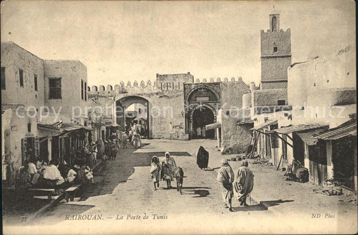 Kairouan Qairawan Porte de Tunis
