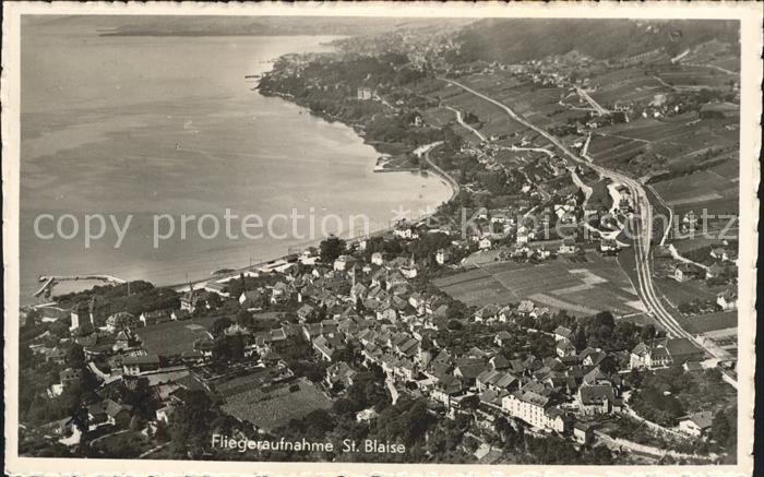 St Blaise Neuchatel Vue aerienne