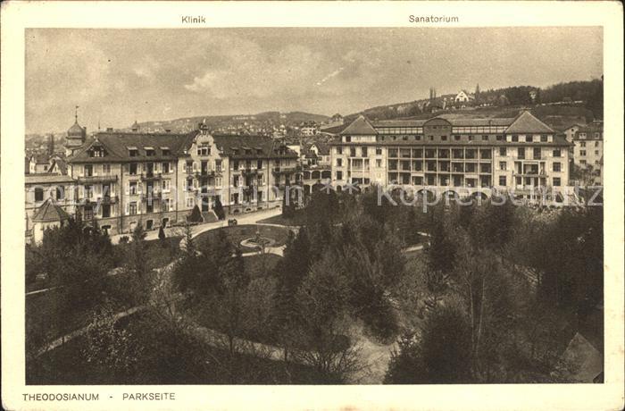 Zuerich Theodosianum Parkseite Klinik Sanatorium