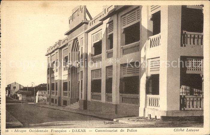 Dakar Commissariat de Police Afrique Occidentale Francaise