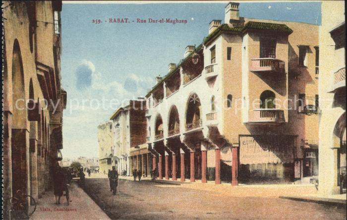 Rabat Marokko Rue Dar el Maghzen