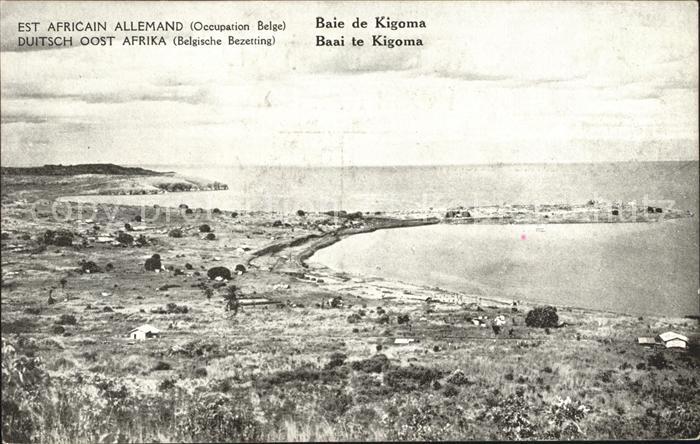 Kigoma Baie Est Africain Allemand Occupation Belge