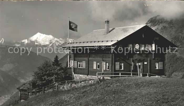 Riederalp Naturfreundehaus Lueeg ins Land Golmenegg Matterhorn Weisshorn