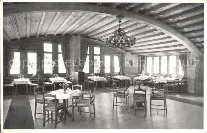 Zuerich Gesellschaftshaus zum Rueden Restaurant Tea Room Gotischer Saal