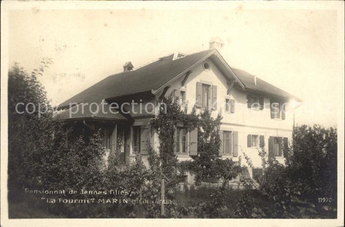 Marin-Epagnier Pensionnat de Jeunes Filles La Fourmi