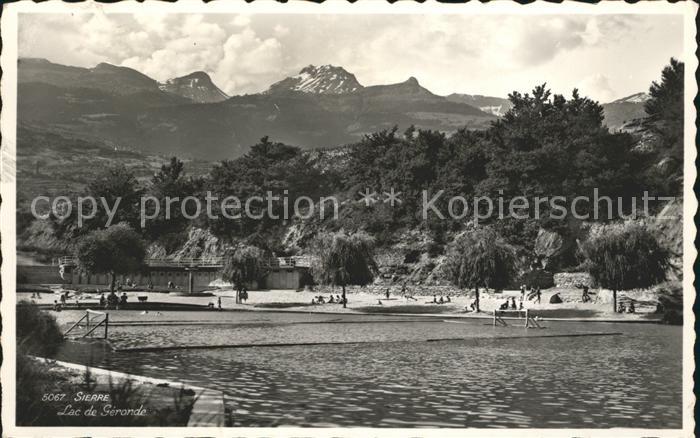 Sierre VS Lac de Geronde