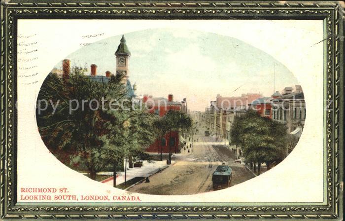 London Ontario Richmond Street looking South Bilderrahmen