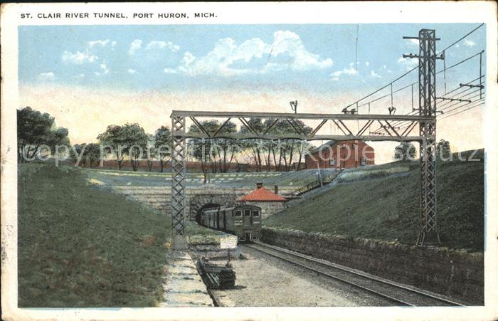 Port Huron Clair River Tunnel Train