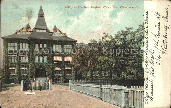 Waterbury Connecticut Factory of The New England Watch Co