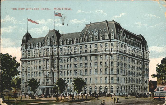 Montreal Quebec New Windsor Hotel