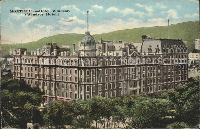 Montreal Quebec Hotel Windsor