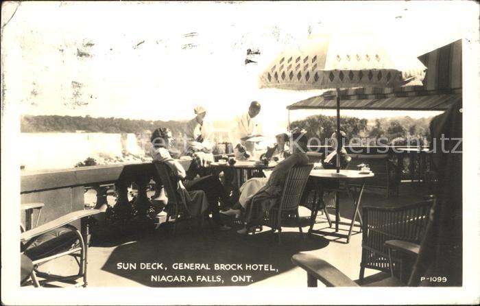 Niagara Falls Ontario Sun Deck General Brock Hotel