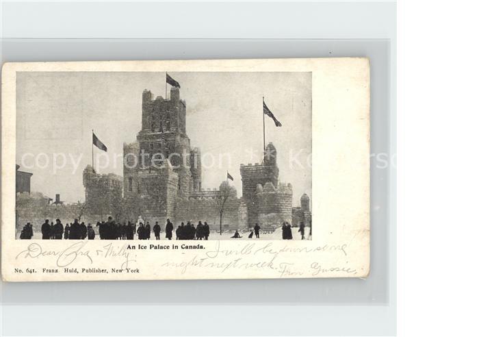 Montreal Quebec An Ice Palace in Canada