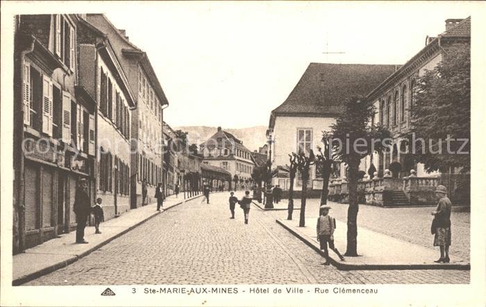 Sainte-Marie-aux-Mines Haut Rhin Hotel de Ville Rue Clemenceau
