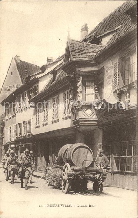 Ribeauville Grande Rue Militaire
