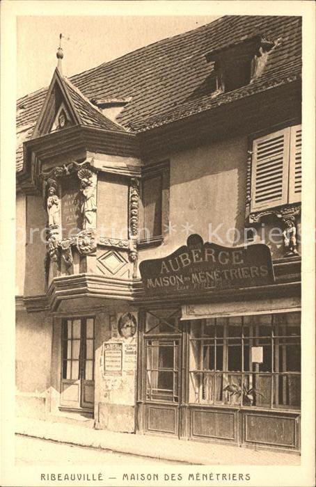 Ribeauville Maison des Menetriers Auberge Erker