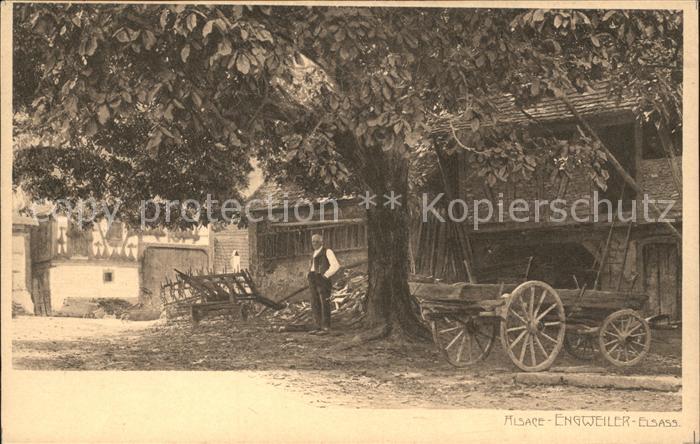 Engweiler Bauernhof Karren