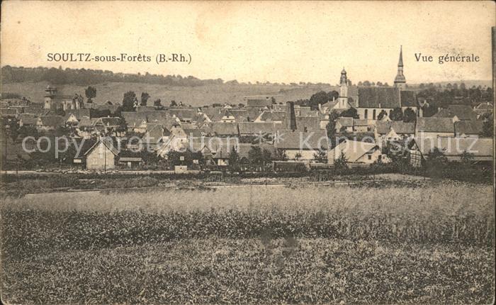 Soultz-sous-Forets Vue generale Eglise