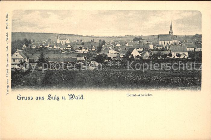 Sulz unterm Wald Totalansicht Kirche