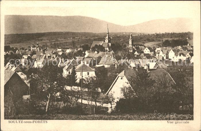 Soultz-sous-Forets Vue generale Eglise