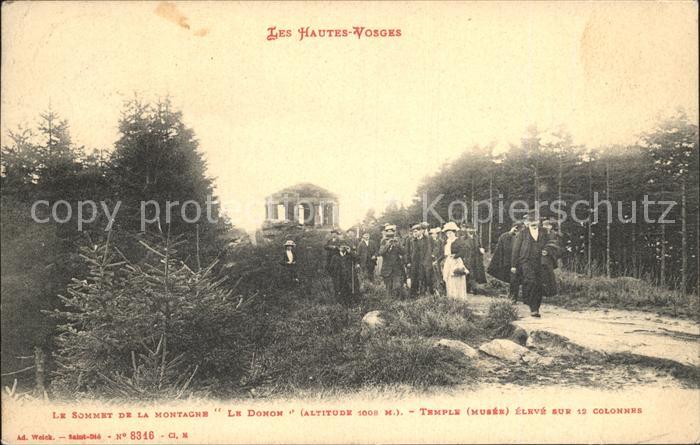 Donon Temple Musee au sommet de la montagne