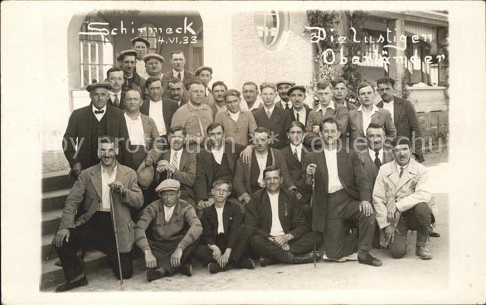 Schirmeck Die lustigen Oberlaender Gruppenbild