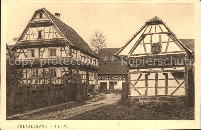 Oberseebach Bas-Rhin Ferme Bauernhof