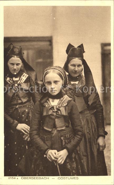 Oberseebach Bas-Rhin Costumes Trachten Collection l'Alsace